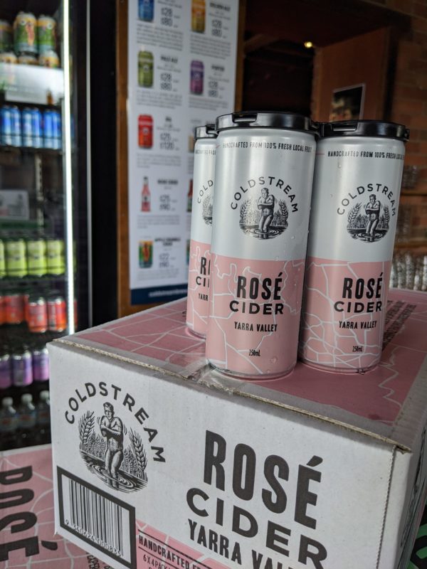 Rose Cider in cans! - Coldstream Brewery
